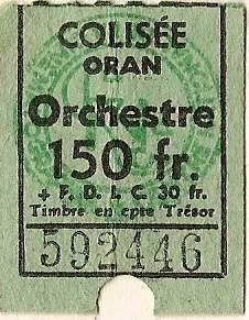 Oran tickets divers 036